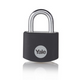 Yale 1065061 - hangslot 25mm alu zwart std | 6 stuks
