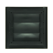 Renson 1069265 - opbouw dampkaprooster pvc 733 (154x154) str 9005 (zwart) | 2 stuks - afbeelding 2