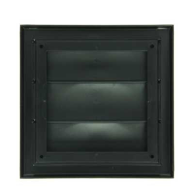 Renson 1069265 - opbouw dampkaprooster pvc 733 (154x154) str 9005 (zwart) | 2 stuks