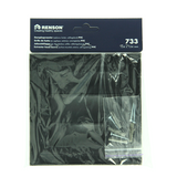 Renson 1069265 - opbouw dampkaprooster pvc 733 (154x154) str 9005 (zwart) | 2 stuks - afbeelding 5