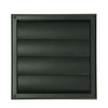 Renson 1069266 - opbouw dampkaprooster pvc 733 (187x187) str 9005 (zwart) | 2 stuks