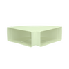 Renson 1069272 - pvc hoekverbinding hor. 90° 7016 (220x90) (wit) | 3 stuks