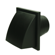 Renson 1069267 - dampkaprooster 1 klep pvc 741 (100-130) str 9005 (zwart) | 2 stuks - afbeelding 2