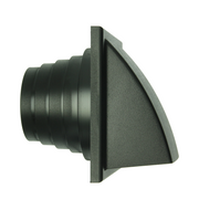 Renson 1069267 - dampkaprooster 1 klep pvc 741 (100-130) str 9005 (zwart) | 2 stuks - afbeelding 6