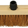 1009167 - cocosbezem rond hout gelakt 30cm + st eb zwart | 5 stuks