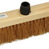 1009167 - cocosbezem rond hout gelakt 30cm + st eb zwart | 5 stuks