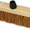 1009167 - cocosbezem rond hout gelakt 30cm + st eb zwart | 5 stuks