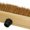 1009167 - cocosbezem rond hout gelakt 30cm + st eb zwart | 5 stuks