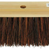 1009161 - straatveger 50% bahia rond hout gelakt 30cm | 2 stuks