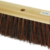 1009161 - straatveger 50% bahia rond hout gelakt 30cm | 2 stuks