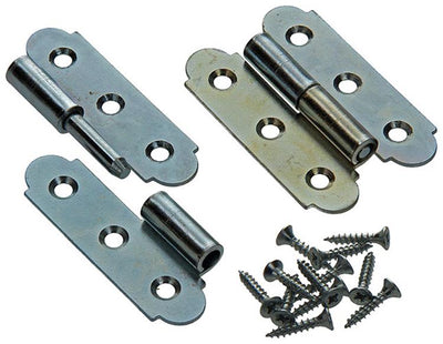 Mack 1013255 - 2 spaanse paumellen links verzinkt h 60 x b 40 mm | 5 stuks