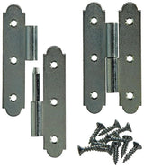Mack 1013259 - 2 spaanse paumellen rechts verzinkt h 90 x b 50 mm | 5 stuks - afbeelding 2
