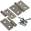 Mack 1013349 - 2 meubelpaumellen links vernikkeld h 30 x b 40 mm | 5 stuks