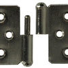 Mack 1013350 - 2 meubelpaumellen links vernikkeld h 40 x b 50 mm | 5 stuks