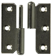 Mack 1013352 - 2 meubelpaumellen links vernikkeld h 50 x b 40 mm | 5 stuks - afbeelding 2