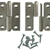 Mack 1013465 - 2 meubelpaumellen rechts vernikkeld h 50 x b 40 mm | 5 stuks