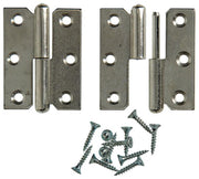 Mack 1013465 - 2 meubelpaumellen rechts vernikkeld h 50 x b 40 mm | 5 stuks - afbeelding 1