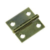 Mack 1013502 - 2 smalle scharnieren messing h 25 x b 18 mm | 5 stuks