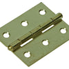 Mack 1013338 - 2 smalle scharnieren messing h 50 x b 30 mm | 5 stuks