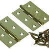 Mack 1013338 - 2 smalle scharnieren messing h 50 x b 30 mm | 5 stuks