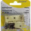 Mack 1013338 - 2 smalle scharnieren messing h 50 x b 30 mm | 5 stuks