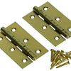 Mack 1013504 - 2 smalle scharnieren messing h 60 x b 46 mm | 5 stuks