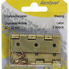 Mack 1013504 - 2 smalle scharnieren messing h 60 x b 46 mm | 5 stuks