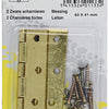 Mack 1013486 - 2 scharnieren vermessingd h 63 x b 41 mm | 5 stuks