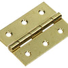 Mack 1013571 - 2 zware scharn. vermessingd h 75 x b 50 mm | 5 stuks
