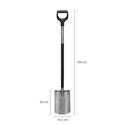 Fiskars 1069392 - ergonomic tuinspade rond | 4 stuks