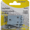 Mack 1013481 - 2 lintscharnieren verzinkt h 25 x b 80 mm | 5 stuks