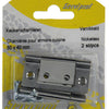 Mack 1013560 - 2 scharnieren voor vouwdeur vernikkeld h 50 x b 40 mm | 5 stuks