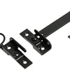 Mack 1013553 - 1 luiksluiting zwart geplast. 130mm | 3 stuks