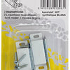 Mack 1015813 - 2 magneetsloten, licht model, kunststof wit | 10 stuks
