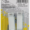 Mack 1015812 - 2 magneetsloten, zwaar model, kunststof wit | 10 stuks
