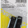 Mack 1015924 - 2 magneetsloten, licht model, kunststof bruin | 10 stuks