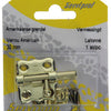 Mack 1015934 - 1 amerikaanse grendel vermessingd a 30 - b 15 mm | 5 stuks