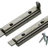 Mack 1013272 - 2 meubelschuiven vernikkeld a 70 - b 21 mm | 5 stuks