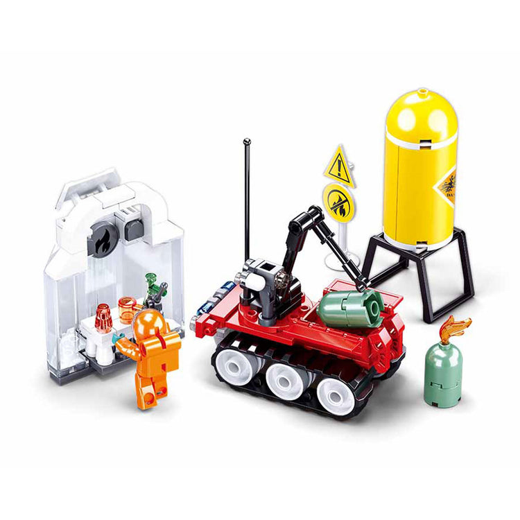 Sluban brandweer robot oefening - 130dlg.