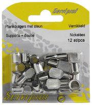Mack 1013317 - 12 plankdragers ø 7mm hulzen ø 7,5 mm vernikkeld | 5 stuks - afbeelding 4