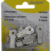 Mack 1015866 - 8 stellijstdragers vernikkeld | 5 stuks