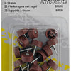 Mack 1017028 - 20 plankdragers met nagel bruin | 5 stuks