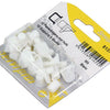 Mack 1017029 - 10 plankdragers met huls wit | 5 stuks