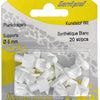 Mack 1015838 - 20 plankdragers kunststof wit ø 6 mm | 10 stuks