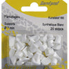 Mack 1015839 - 20 plankdragers kunststof wit ø 7 mm | 10 stuks