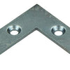 Mack 1013301 - 8 platte winkelhaken verzinkt 40x40x10x2mm | 10 stuks