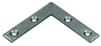 Mack 1013302 - 8 platte winkelhaken verzinkt 50x50x10x2mm | 10 stuks