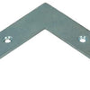 Mack 1013305 - 8 platte winkelhaken verzinkt 100x100x20x2mm | 10 stuks