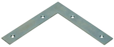 Mack 1013306 - 8 platte winkelhaken verzinkt 125x125x20x2mm | 10 stuks