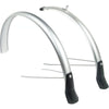 Eurofender Spatbordset Snello 28 x 51 mm zilver
